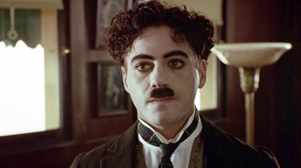 Kadr z filmu <em>Chaplin</em> reż. Richard Attenborough, 1992.